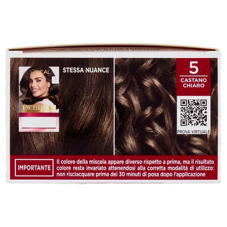 L'Oréal Paris Excellence Creme Colorazione Triplo Trattamento 5 Castano Chiaro